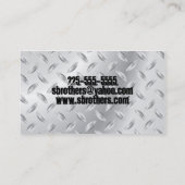 Stahl Visitenkarte (Rückseite)