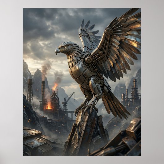 Stahladler-Gipfel Poster (Vorne)