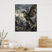 Stahladler-Gipfel Poster (Küche)