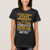 Stahlarbeiter T-Shirt (Vorderseite)