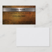 StahlBar-rostiges Eisen Visitenkarte (Vorne/Hinten)