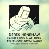 Stahlbearbeitung und Schweißfenster Fensteraufkleber (Blatt 3)