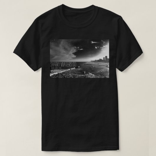 Stahlbild-T-Shirt des pier-B&W T-Shirt (Design vorne)