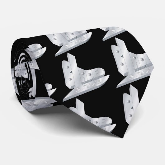 Stahlblätter Krawatte (Gerollt)