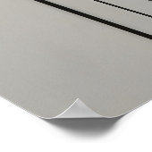 Stahlblätter Poster (Ecke)