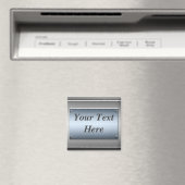 Stahlblau-Metallrahmen-Magnet Magnet (In Situ (Geschirrspüler))