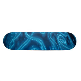 Stahlblau Skateboard