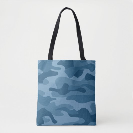 Stahlblaumonocolor-Camouflage Tasche (Vorderseite)