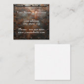 Stahlblech Quadratische Visitenkarte (Vorne/Hinten)