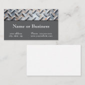 Stahlblech Visitenkarte (Vorne/Hinten)