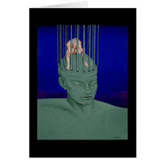 Stahlblockierkunst-Karte