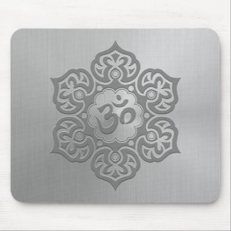 Stahlblumenohm-Entwurf Mousepad