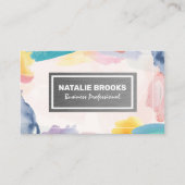 Stahlbürste | Künstlicher Hintergrund Visitenkarte (Vorderseite)