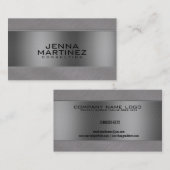 Stahlbürste und Metallsilbermashberatung Visitenkarte (Vorne/Hinten)