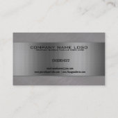 Stahlbürste und Metallsilbermashberatung Visitenkarte (Rückseite)