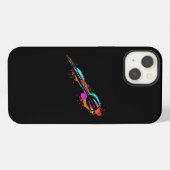 Stahldartpfeile iPhone Hülle (Rückseite (Horizontal))
