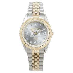 Stahldavidsstern Stahldiamant-Skala-individuellen Armbanduhr