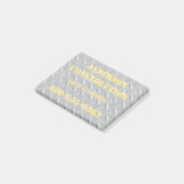 Stahldiamant-Platten-Geschäfts-Info Post-it Klebezettel (angewinkelt)