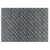 Stahldiamant-Platten-Hintergrund Schneidebrett (Vorderseite)