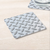 Stahldiamantplatte Rechteckiger Pappuntersetzer (angewinkelt)