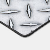 Stahldiamantplatte Schreibtischunterlage (Ecke)