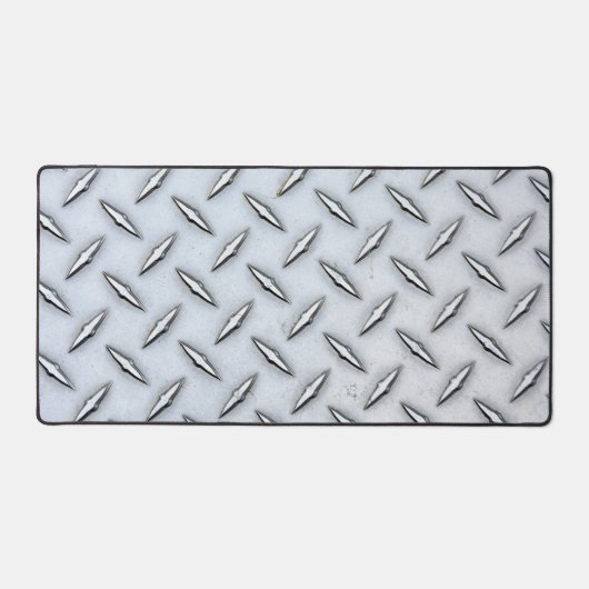 Stahldiamantplatte Schreibtischunterlage (Vorderseite)