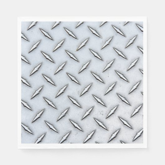 Stahldiamantplatte Serviette (Vorderseite)