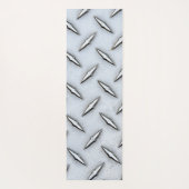 Stahldiamantplatten-Design Yogamatte (Rückseite)