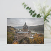 Stahleck Castle Bacharach Deutschland Card (Stehend Vorderseite)