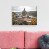 Stahleck Castle Bacharach Deutschland Leinwanddruck (Insitu (Wohnzimmer))