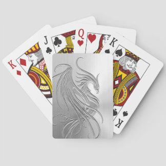 Stahleffekt Phoenix Spielkarten