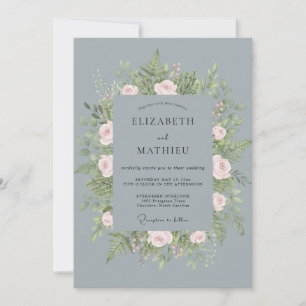 Stählerner Aschkranz-Hochzeit Einladung