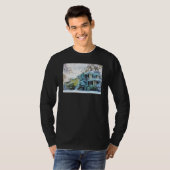 Stählerner Winter-Himmel T-Shirt (Vorne ganz)