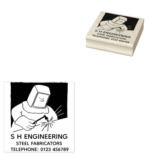 Stahlfabrikation Gummistempel (Stempel)