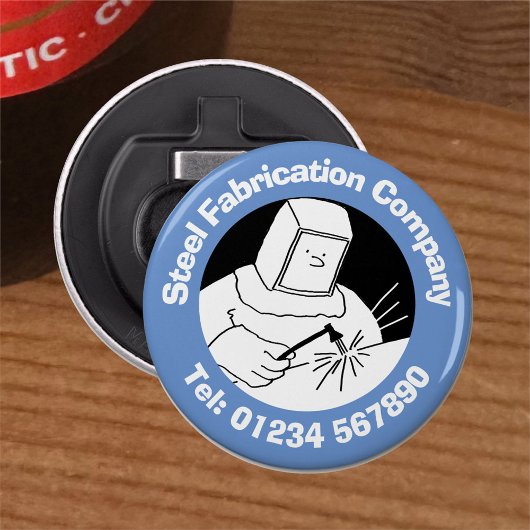 Stahlfabrikation & Schweißgeschäft. Flaschenöffner