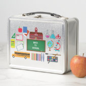 Stahlfinish School Metall Brotdose (Beispiel)