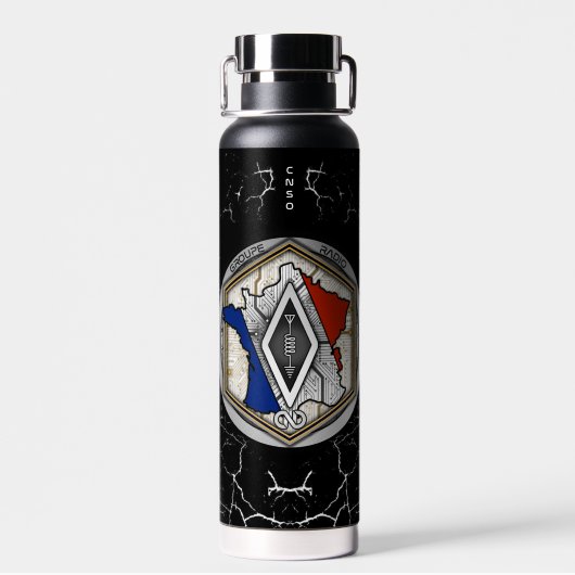 STAHLFLASCHE LUXUS RADIO 2025 TRINKFLASCHE (Rückseite)