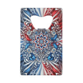 Stahlflasche mit französischem Farbdesign Geldbeutel Flaschenöffner (Rückseite)