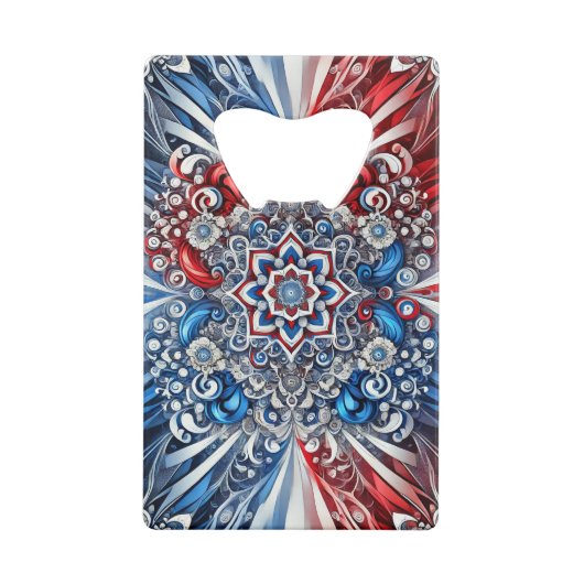 Stahlflasche mit französischem Farbdesign Geldbeutel Flaschenöffner (Rückseite)