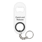 Stahlflaschen-Öffnung für den Fischfang Mini Flaschenöffner (Rückseite)