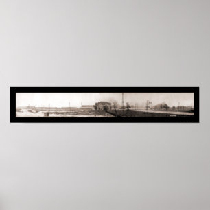 StahlFoto 1910 Garys Indiana Poster