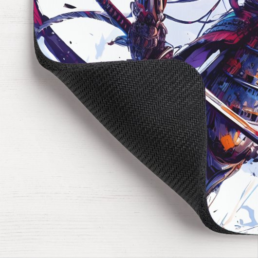 Stahlfreundlichkeit: Die Samurai Sentinel Mousepad (Ecke)