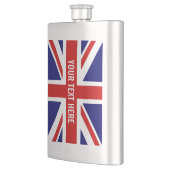 Stahlgetränkflasche der kundenspezifischen flachmann (Links)