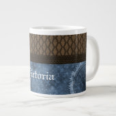 Stahlgetriebe-Jumbo-Tasse, blau Jumbo-Tasse (Vorderseite Rechts)