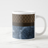 Stahlgetriebe-Jumbo-Tasse, blau Jumbo-Tasse (Rechts)