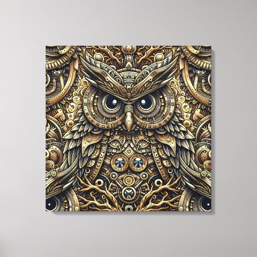 Stahlgetriebe Leinwanddruck (Vorderseite)