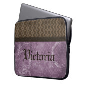 Stahlgetriebe, Lila Laptopschutzhülle (Vorderseite Links)