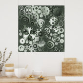 Stahlgetriebe Poster (Küche)