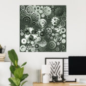 Stahlgetriebe Poster (Heimbüro)