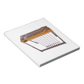 Stahlgitarre Notizblock (angewinkelt)